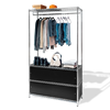 Wire Closet Shelving with Enclosures