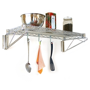 Wall Mounted Wire Shelving Kits