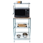 Chrome Wire Microwave Stand