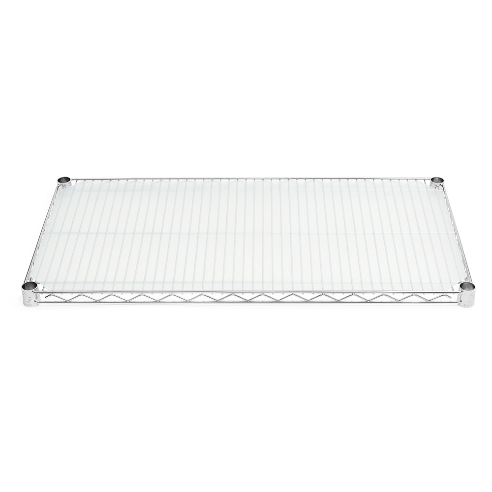 36 W x 18 D Shelf Liners for Wire Shelving in Clear Plastic