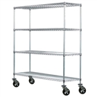 12"d Mobile Wire Shelving Trucks