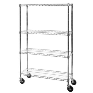 18"d Mobile Wire Shelving Trucks