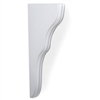 White Corbel 8"d