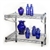 18"d Wall Mounted Wire Shelving with 2 Shelves