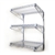 3 Shelf Chrome Wire Wall Mounted Kit-18&quot;d