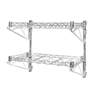 Wall Mounted Wine Racks with 2 Shelves