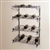 14"d 4 Shelf Chrome Wire Wall Mounted Wine Shelving Kit