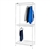 Wire Closet Shelving with Double Hang and shoe rack