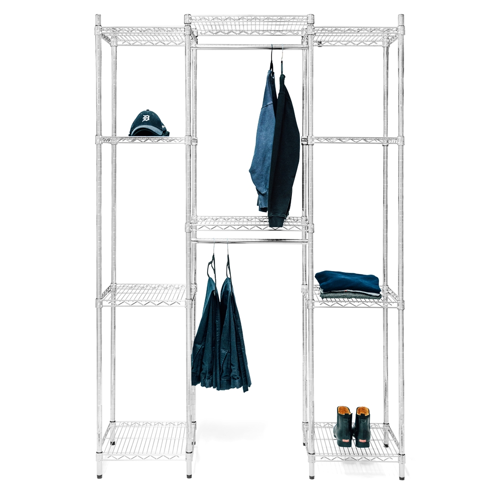 6 in. W x 12 in. D x 6 in. H Black Bathroom Shelf Laundry Room Shelves Wire Wall Mounted Shelf Kit Bathroom Organizer