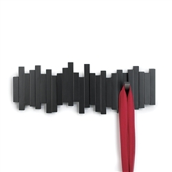 Stick on coat rack best sale